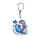 Para Tiの人魚姫と金魚鉢 Acrylic Key Chain