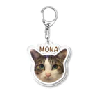 猫カフェ ぶぅたんグッズショップの絵文字モナくん Acrylic Key Chain