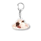 ＊momochy shop＊のガトーショコラとうさぎ Acrylic Key Chain