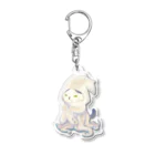 oba:obaのイカサマネコ Acrylic Key Chain