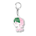 うみのいきもの・もりのいきものやさんの薔薇がぁる、ドレスデンドール Acrylic Key Chain