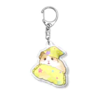 moca's  atelierの不眠の日のモルモット Acrylic Key Chain