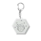 st_drop_laboratoryのst drop lab. フラーレン Acrylic Key Chain