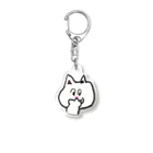 うめぼしやさんのふふふのにゃんこ Acrylic Key Chain