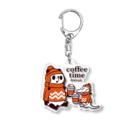 キッチュのコーヒータイム　パンダのおはなし Acrylic Key Chain