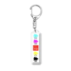 ３５８/Mitsuba SUZURI店のA-Linefig'z CMYK Acrylic Key Chain