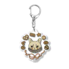 chimamusubiのフルオーダーイラスト商品見本 Acrylic Key Chain