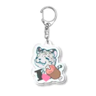 89虎の巣穴の肉好きとらくん Acrylic Key Chain