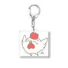 はつき☆のコケグッズショップの空飛ぶ(つもり)のコケ Acrylic Key Chain