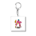 ぷくぷくショップのロケットペンギンマスコット Acrylic Key Chain