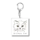 I E Nの気難しいネコ”grumpy cat” Acrylic Key Chain