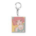 RETRO FACTORY のmeido yellow Acrylic Key Chain