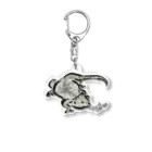 cats&reptiles cafe Odd eyeの墨アゴグッズ。 Acrylic Key Chain