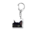 nya nya*のドアップねこ Acrylic Key Chain