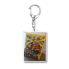 icchan2525のふんわかワンちゃん Acrylic Key Chain