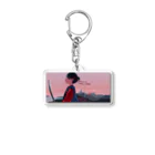 HiJumpショップの桃太郎 Acrylic Key Chain