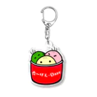 日々好日屋2号店の禿〜げんダッツ Acrylic Key Chain