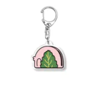 だんごむし売り場のさくらもちむし Acrylic Key Chain