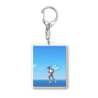 yuNN3のランニングねずみ Acrylic Key Chain