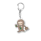 wacky mackeyのナマケヌモノ　plump Acrylic Key Chain