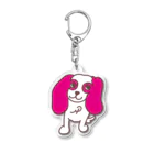 パンキーくんのパンキーくん（ピンク） Acrylic Key Chain