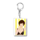 Shigenori Negishi Illust ShopeのGirls In Black (B-UP) Acrylic Key Chain