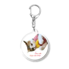 犬猫生活チャリティーショップのえびっこエース by musubiyori Acrylic Key Chain