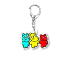 うめぼしやさんのぐみべあーず Acrylic Key Chain