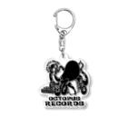 ANALOG ALTERNATE & 13TH DOODLERS EXPLOSION LABのOCTPUS RECORDS Acrylic Key Chain