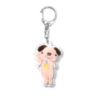 ミポーズハウスの祈り犬かなえ Acrylic Key Chain