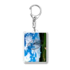 taka_1026の青空に観覧車 Acrylic Key Chain