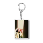 みずいろみずうみのtulip Acrylic Key Chain