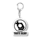 Taku’s ShopのTARTE GEAR WHITE/白 Acrylic Key Chain