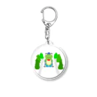 🐸かえるさんと仲間たち🐸のスキーとかえるさん Acrylic Key Chain