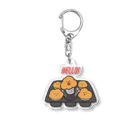 とことこ(パンの人)の焼けたよマフィン Acrylic Key Chain