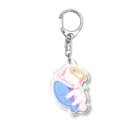 ちょこっぷのお魚大好きねこまるくん Acrylic Key Chain