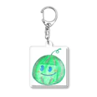 グライの雑貨屋さんのおカッパのスイカちゃん Acrylic Key Chain