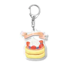 satoharuのフルーツパンケーキ Acrylic Key Chain