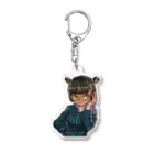 Uraraのメガネ子ちゃん Acrylic Key Chain