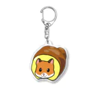 ハムぱん☆ハムロール＠直売店のハムロール（裏系はロゴ付き） Acrylic Key Chain