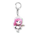 巫護まにのメイドまに Acrylic Key Chain