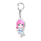 巫護まにの夏ドレスまに Acrylic Key Chain