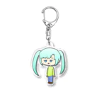 レンコンの露店のジト目なツインテLAZちゃん Acrylic Key Chain