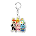 ナカノーテンキッズの仲良し５人組アクキー Acrylic Key Chain