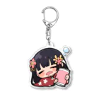 和花葉ちるのねむねむ和花葉ちる Acrylic Key Chain