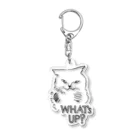 かにみそのWhat' up? 猫くん Acrylic Key Chain