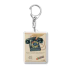 YS VINTAGE WORKSのイタリア　電話ドロップ飴 Acrylic Key Chain