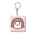 ピッグビーンズのおかっぱガール Acrylic Key Chain