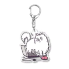 イラスト MONYAAT のワールドワイドでCHU*ak*st Acrylic Key Chain