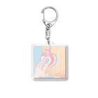 ゆぽまるのふんふん♪ Acrylic Key Chain